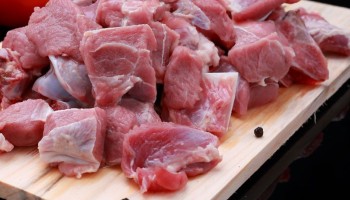 Sliced Mutton with bone